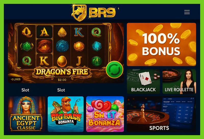 Explore o mundo das slot machines no BR9 Casino